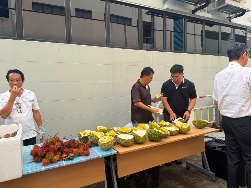 Durian Party with CommScope — July 10, durian and tropical fruit spread