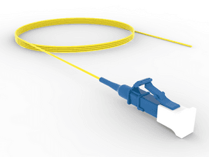CommScope SINGLE-ENDED LC SM OS2 0.9MM RISER/LSZH RATED YELLOW 3.0FT