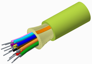 NETCONNECT OM5 Indoor Plenum Distribution Cable 002-Fiber