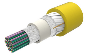 NETCONNECT Fiber indoor cable, All-Dielectric, LSZH/Riser-Rated, Gel-Free, Central Tube 200