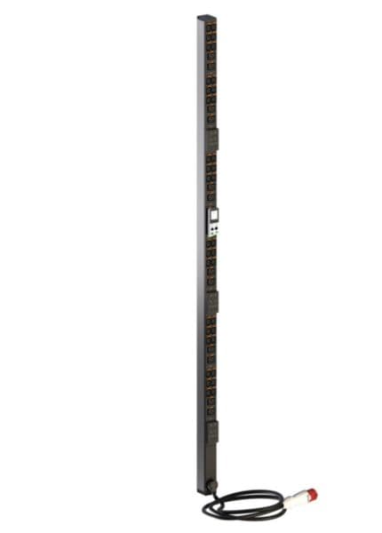 Intelligent PDU, metered (Node version), Zero-U, 3 phase 32A, 36 HD C13 outlets + 12 C19 outlets, with cord locking