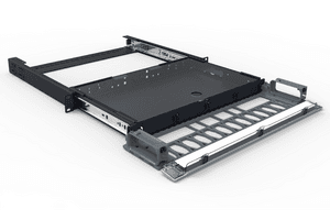 CommScope G2 1U Sliding Modular Cassette 4-slot Fiber Panel, unloaded