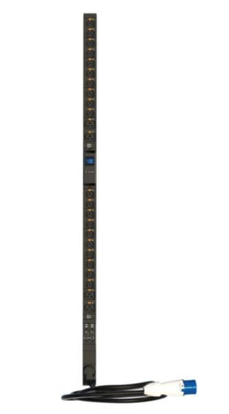 PDU, Zero-U, 1 phase 32A, with local power meter, 20 C13 outlets + 4 C19 outlets, with cord locking