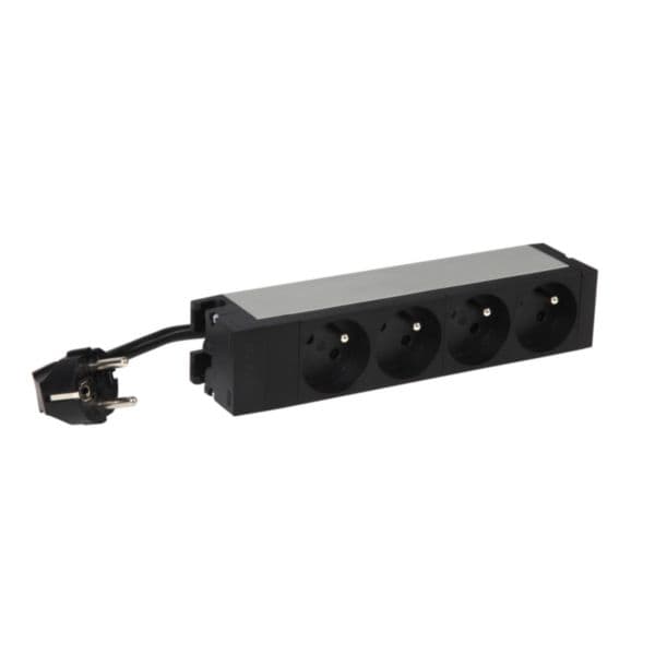 LCS³ 10" PDU 1U 4 x 2P+E french standard with 1m power supply cord