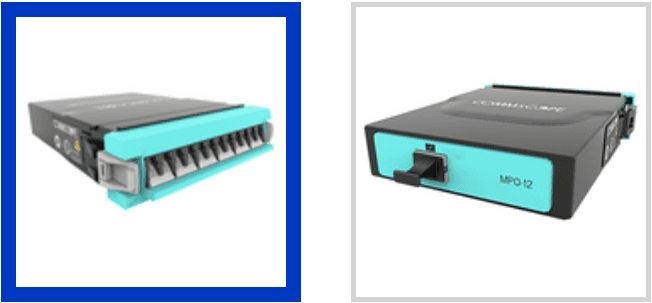 CommScope G2 ULL Multimode OM4 MPO-12 Distribution Module, 12LC to 1X12f MPOs unpinned, i…