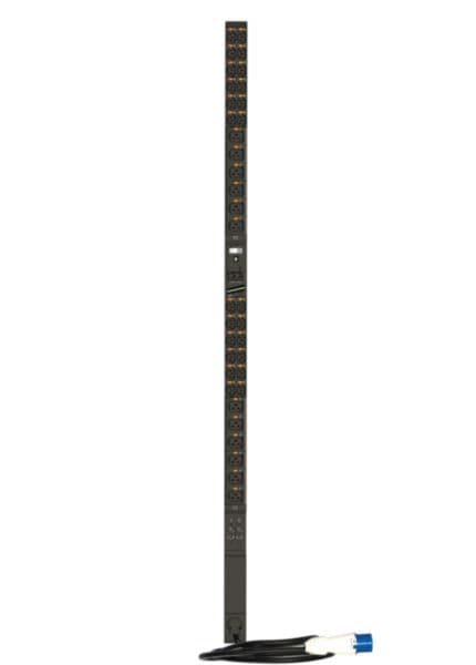 Intelligent PDU, metered (Base version), Zero-U, 1 phase 32A, 24 HD C13 outlets + 12 C19 outlets, with cord locking