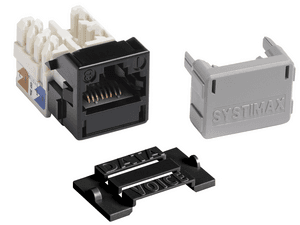 SYSTIMAX MGS400 Cat6 UTP Jack — Black