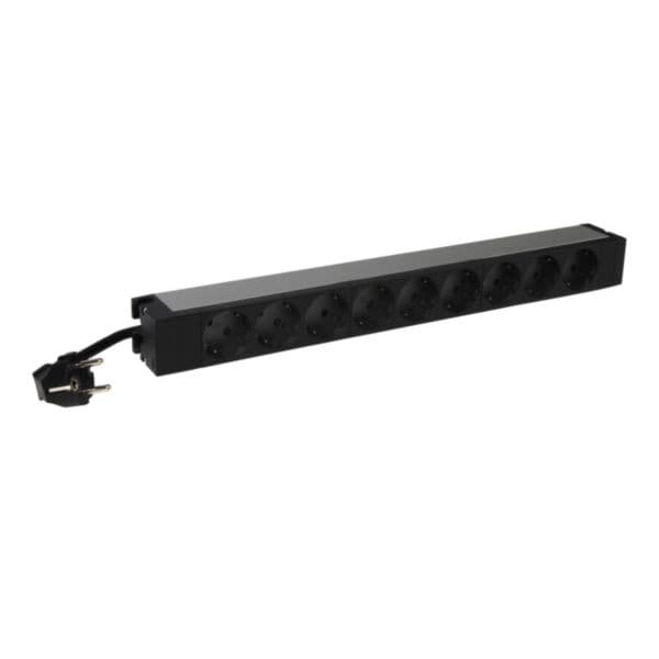 LCS³ 19" PDU 1U 9 x 2P+E german standard with 3m power supply cord