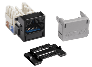 SYSTIMAX MGS600 Cat6A UTP Jack — Black
