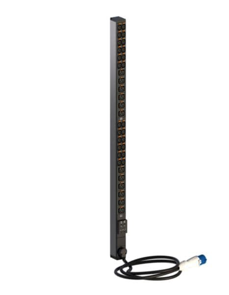 PDU, Zero-U, 1 phase 32A, 24 High Density C13 outlets + 12 C19 outlets, with cord locking