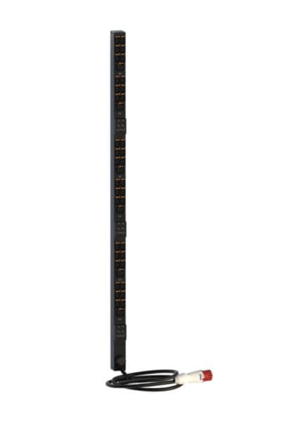 PDU, Zero-U, 3 phase 32A, 36 High Density C13 outlets + 6 C19 outlets, with cord locking