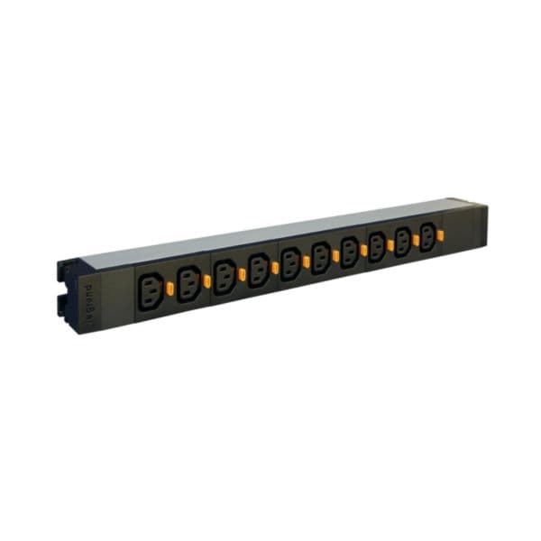 LCS³ 19" PDU 1U 10 x C13 IEC 60320 standard with terminal block